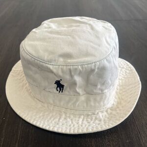 Polo Ralph Lauren Bucket Hat Mens L/XLWhite Beach Wear